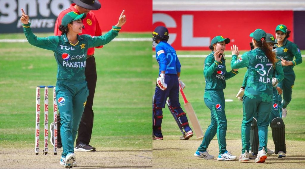 Pakistan Women vs Sri Lanka Women 1st T20I Live Cricket Score Sri Lanka Women tour of Pakistan 2022 Southend Club Cricket Stadium Karachi
