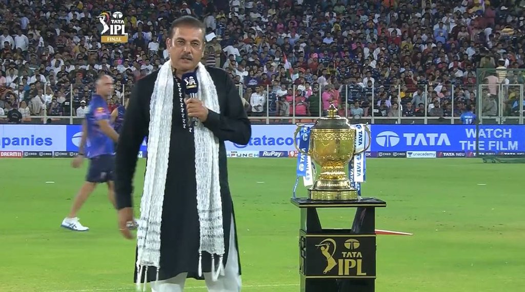Ravi Shastri in GT vs RR Final IPL 2022 Ravi Shastri in GT vs RR Final IPL 2022