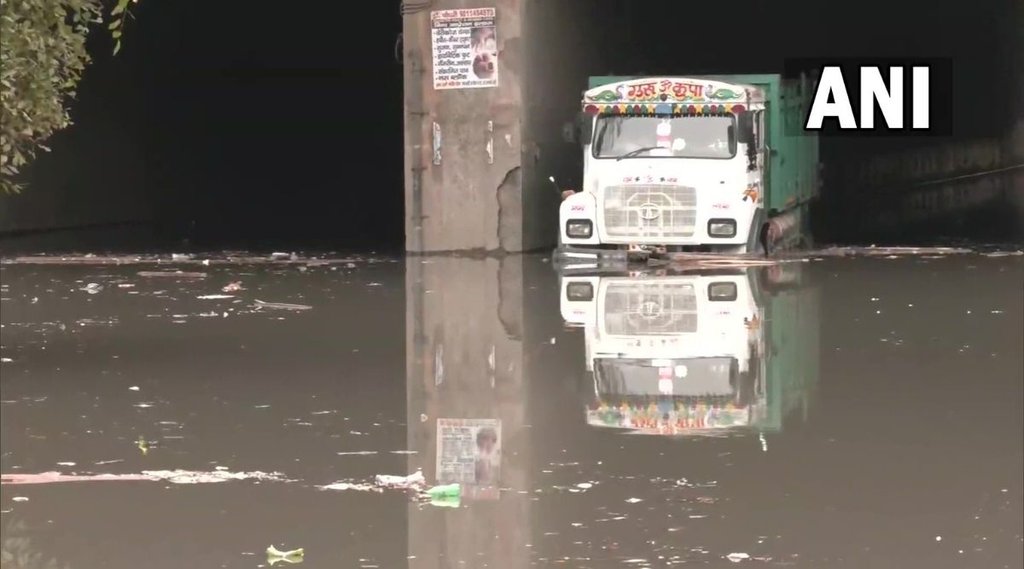 delhi waterlogging | cm kejriwal | Pul Prahladpur