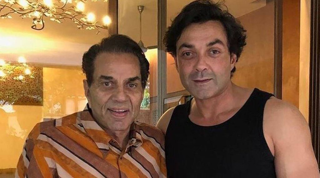 bobby deol, Dharmendra