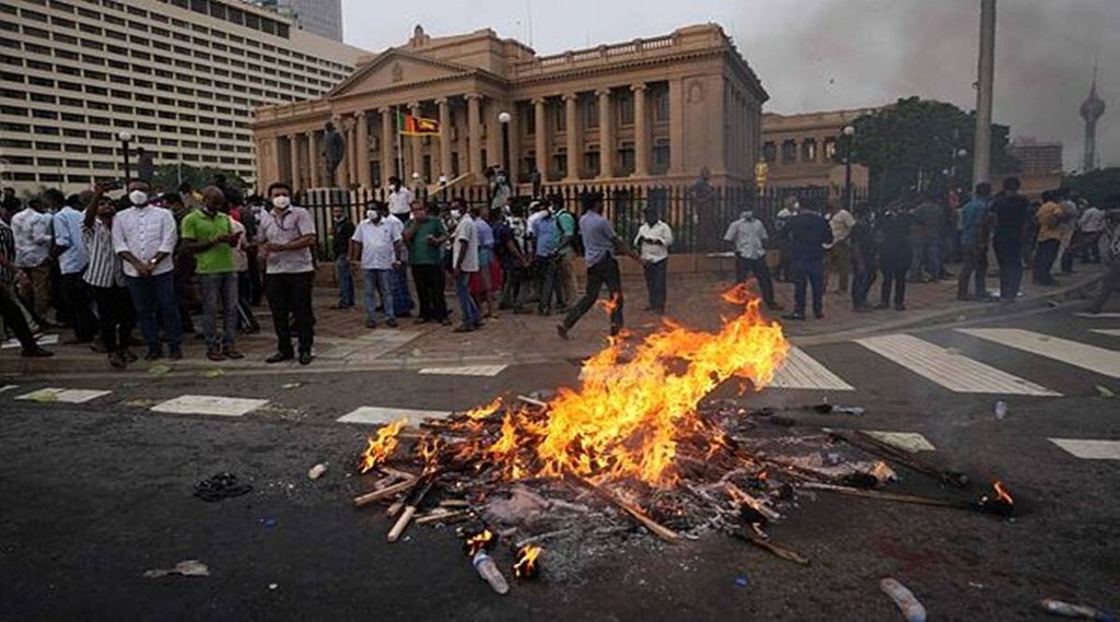 sri lanka-protest, Krk ne shri lanka par diya bayan