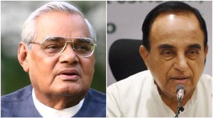 atal bihari vajpayee, subramanian swami, bjp