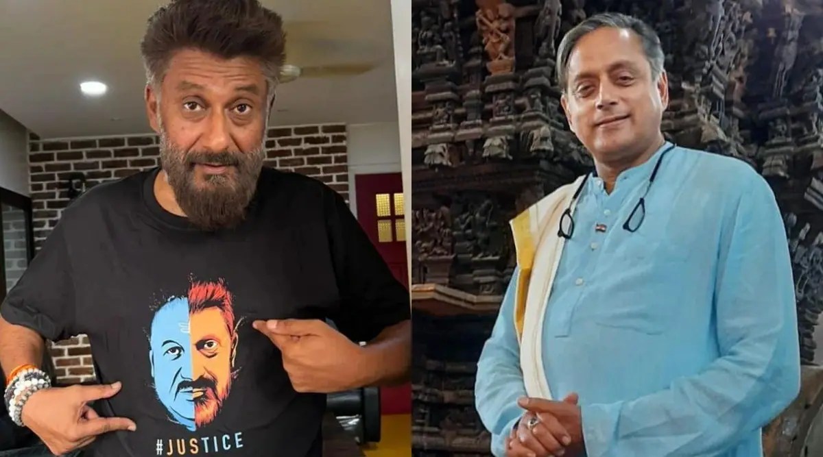 Vivek Agnihotri, Shashi Tharoor