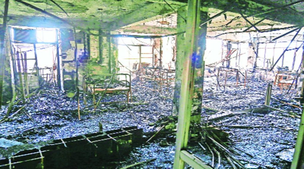 Fire, Hospital
