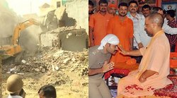 कभी वायरल हुई थी योगी आदित्यनाथ के कदमों में बैठे हुए फोटो, बुलडोजर एक्शन पर चटखारे लेते दिखे वाराणसी के ACP