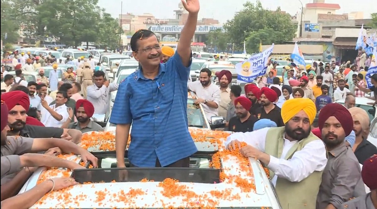 Arvind Kejriwal Road Show| Bhagwant Mann| Punjab AAP