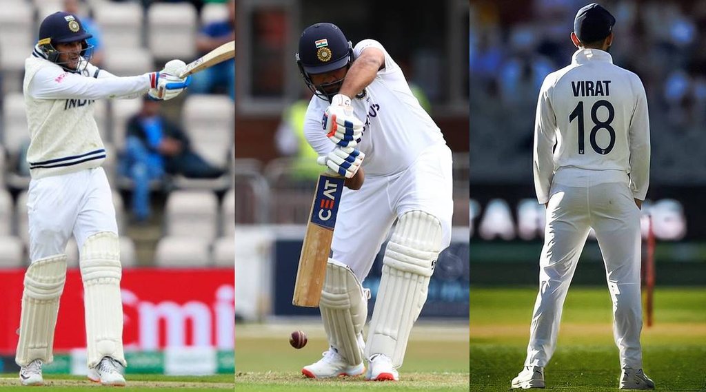 IND vs ENG Shubman Gill Rohit Sharma Virat Kohli India vs England