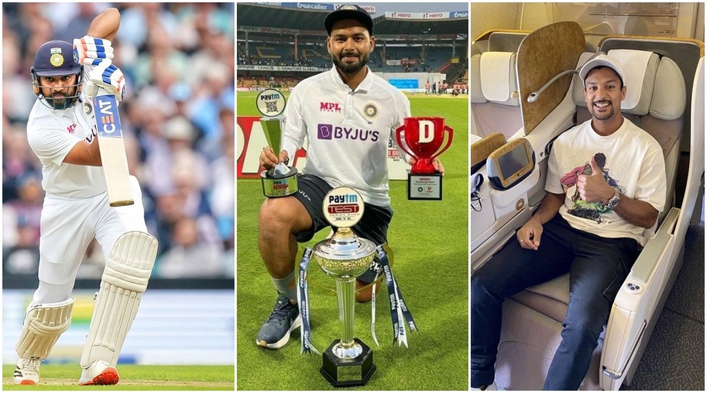 INDIA vs ENGLAND TEST MATCH Rohit Sharma Rishabh Pant Mayank Agarwal Rohit Sharma And Company
