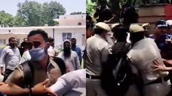 पत्रकार के साथ बदसलूकी करती दिखी दिल्ली पुलिस, वीडियो शेयर कर कांग्रेस नेता बोले – डियर मोदी मीडिया.. नहीं तो चुल्लू भर पानी में…