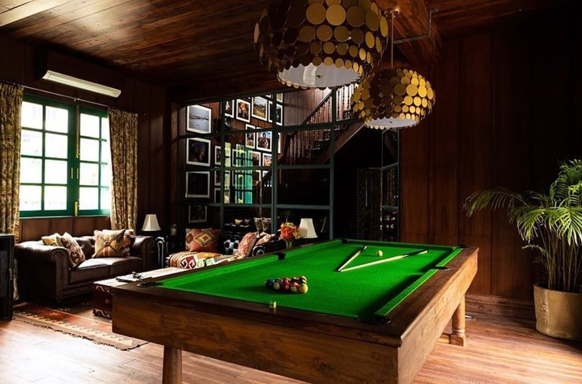 घर में खेलने के लिए भी अलग जगह बनाई गई है।