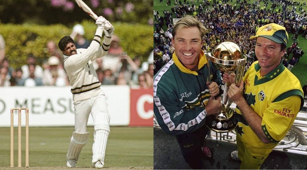 Kapil Dev World Cup ODI World Cup ICC World Cup Shane Warne Mohinder Amarnath Aravinda de Silva