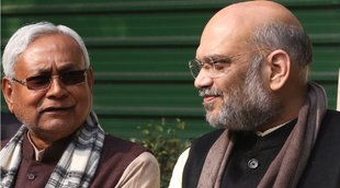 Nitish Kumar and Amit shah