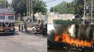 Palwal-Protest