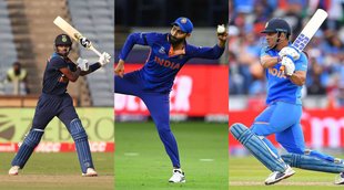 Ravindra Jadeja Hardik Pandya MS Dhoni Mohammad Shami Jasprit Bumrah