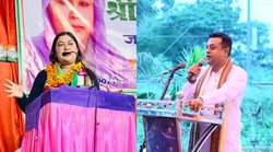 लाइव शो में रागिनी नायक बोलीं – काली करतूतों में लिप्त होने के कारण इन्हें सिर्फ काला सुनाई देता है, संबित पात्रा ने यूं किया पलटवार