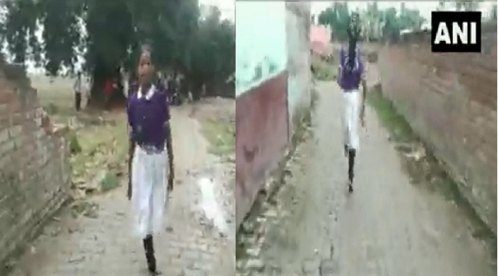 Siwan Specially abled girl