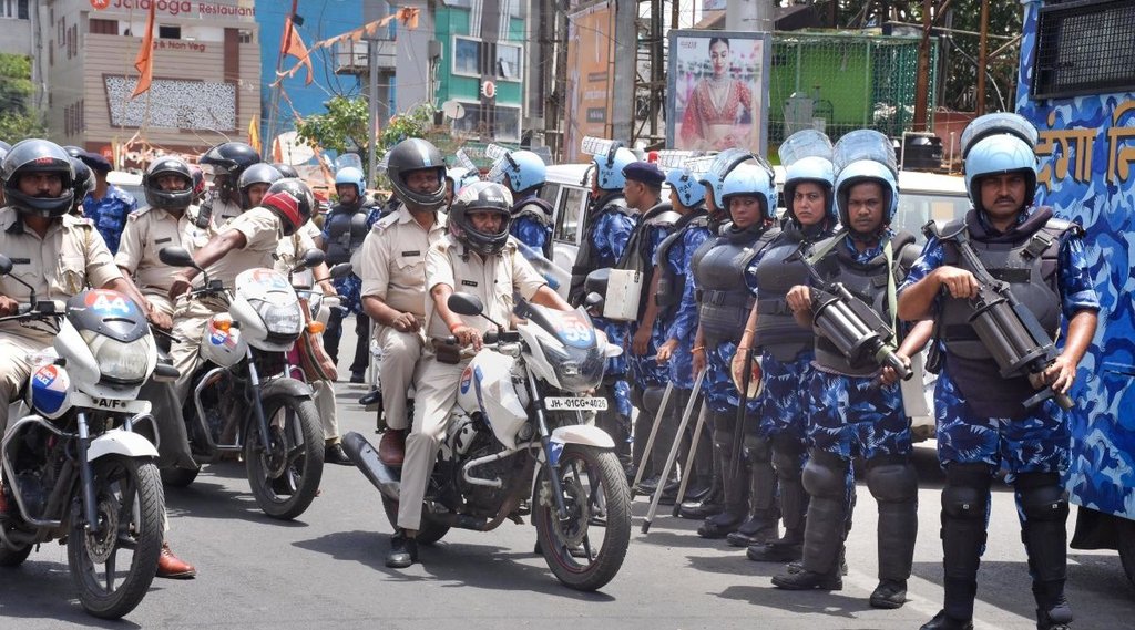 ranchi| security forces| jharkhand|