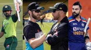 Virat Kohli Babar Azam Aaron Finch Kane Williamson Eoin Morgan