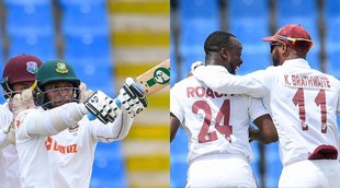 West Indies vs Bangladesh Kyle Mayers Alzarri Joseph Kemar Roach Jayden Seales Shakib Al Hasan