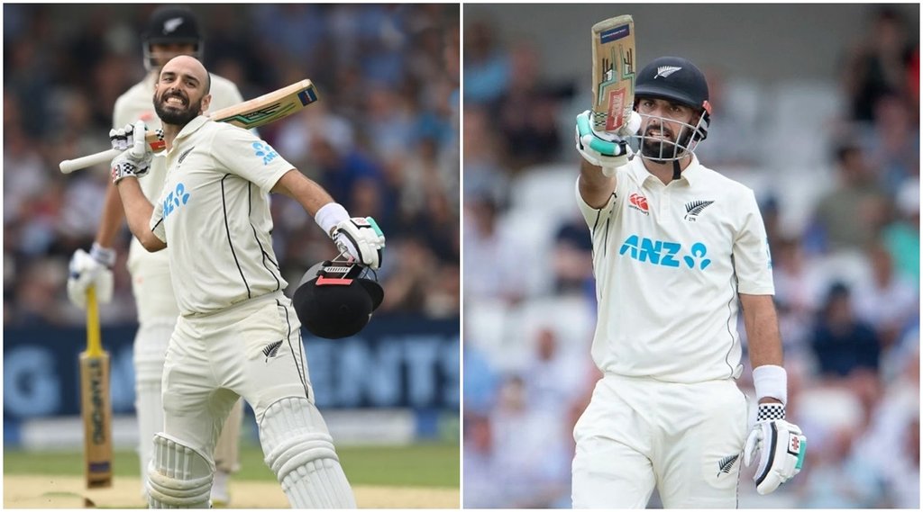 England vs New Zealand ENG vs NZ Daryl Mitchell Tom Blundell 3rd Test New Zealand tour of England 2022 Headingley Leeds