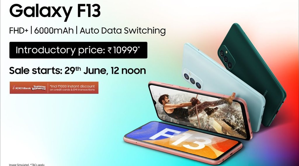 samsung smartphone samsung galaxy f13 price