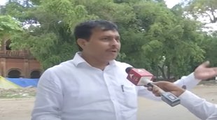 Dismissed teacher Ajeet Yadav, Prayagraj