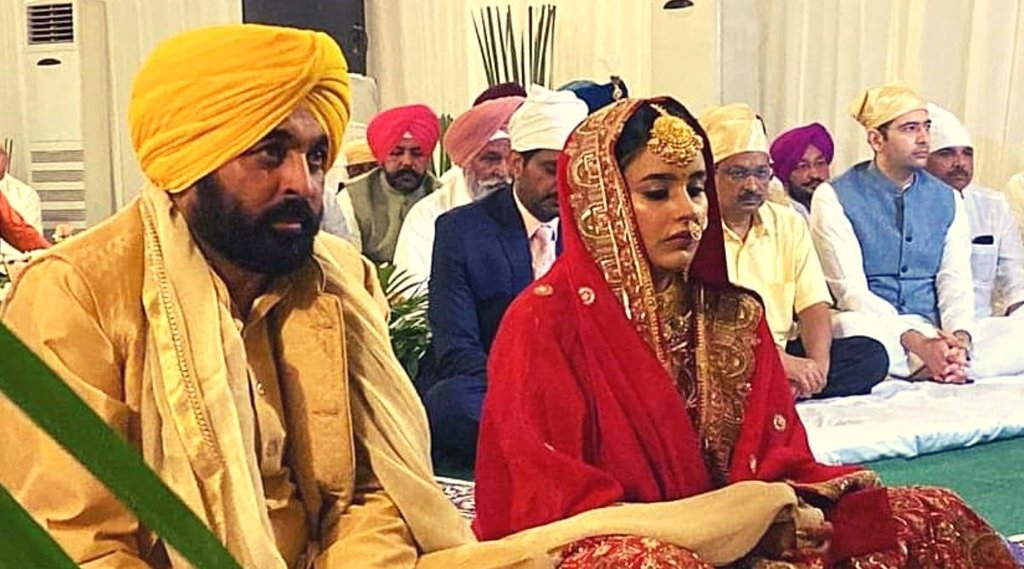 भगवंत मान, गुरप्रीत कौर,Bhagwant Mann Wedding,gurpreet kaur, Bhagwant Mann Marriage