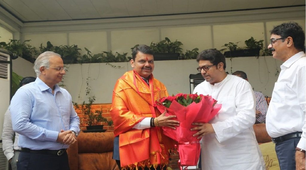 Devendra Fadnavis and Raj Thackeray