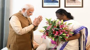 Draupadi Murmu, Ramnath Kovind, Narendra Modi