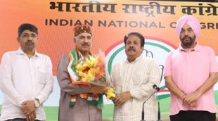 Himachal state ex BJP chief | Khimi Ram joins Congress | Rajiv Shukla