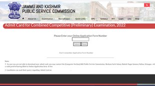 jkpsc, jkpsc.nic.in, jkpsc admit card