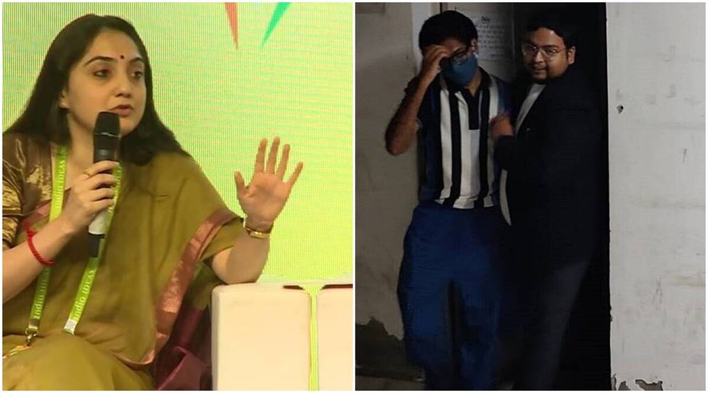 Nupur sharma zubair| zubair photo| Shiv Aroor Anchor|