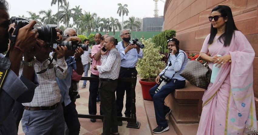 टीएमसी सांसद महुआ मोइत्रा। (Photo: Indian Express)