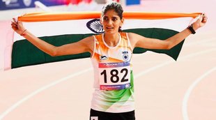 Parul Chaudhary 3000 Metre 02 JUL 2022 Sound Running Sunset Tour Jack Kemp Stadium Los Angeles CA