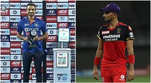 Purple And Orange Patel Harshal Patel INDS vs NHNTS