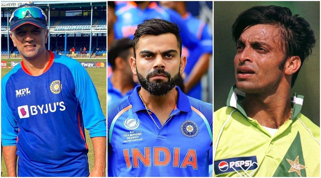 Rahul Dravid Virat Kohli shoaib Akhtar Rawalpindi Express Running Against the Odds