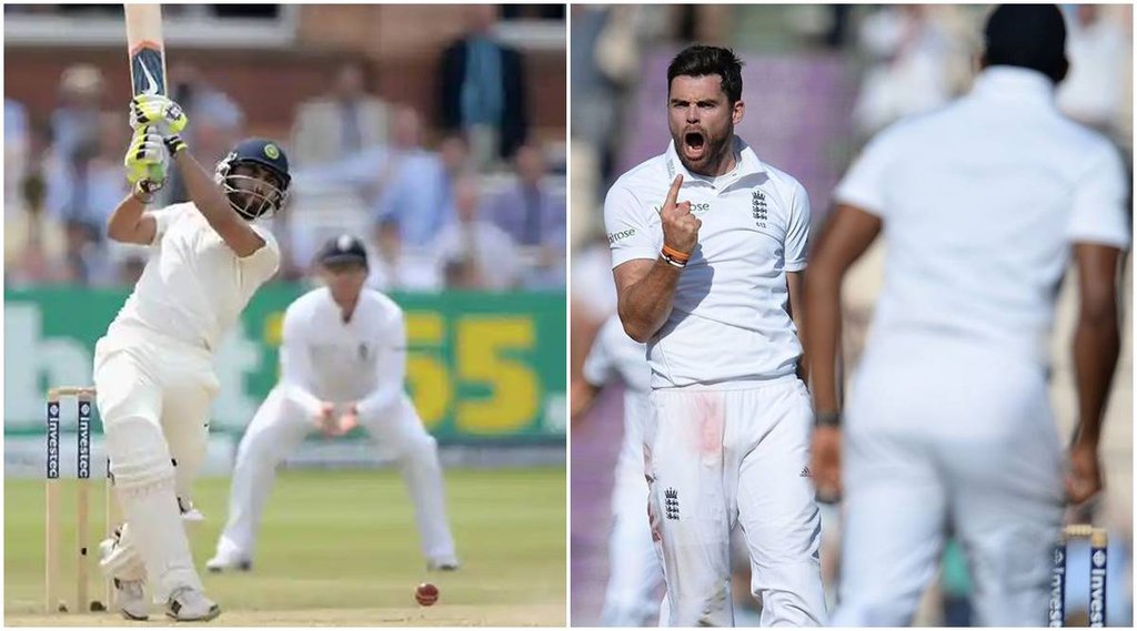 Ravindra Jadeja James Anderson India vs England India England Edgbaston Birmingham Team India