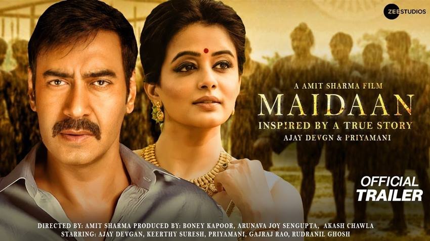 Ajay Devgn - Priyamani: फिल्म मैदान में अजय देवगन साउथ की चर्चित अभिनेत्री प्रियामणि के साथ बतौर कपल नजर आएंगे। 