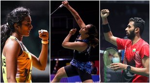 Singapore Open Saina Nehwal PV Sindhu quarterfinal HS Prannoy world number 4 shuttler Chinese player