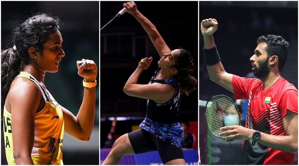 Singapore Open Saina Nehwal PV Sindhu quarterfinal HS Prannoy world number 4 shuttler Chinese player