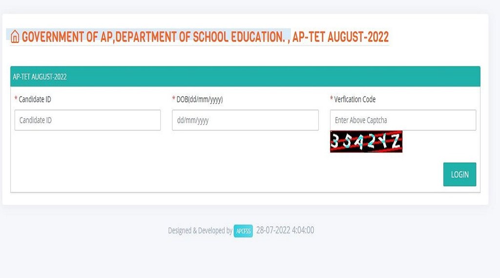 AP TET Admit Card 2022, AP TET Exam 2022, TET Admit Card 2022