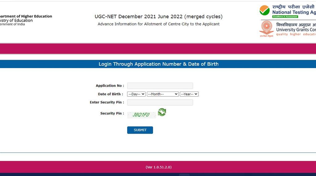UGC NET, UGC NET Admit Card, UGC NET City Intimation