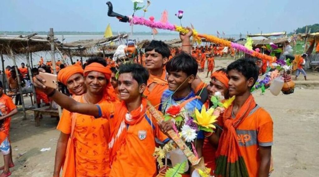 kanwad yatra| uttar pradesh| lakhimpur|