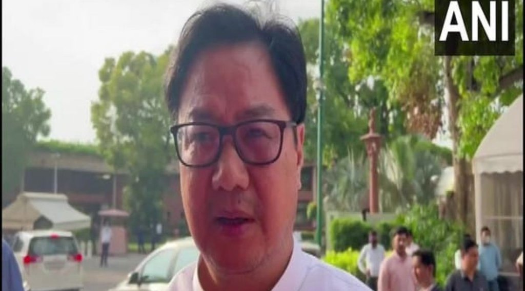 kiran rijiju| law minister| new delhi|