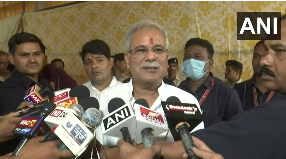 ED Arrests Saumya Chaurasia: छत्तीसगढ़ के मुख्यमंत्री भूपेश बघेल (फोटो सोर्स: @Ani)