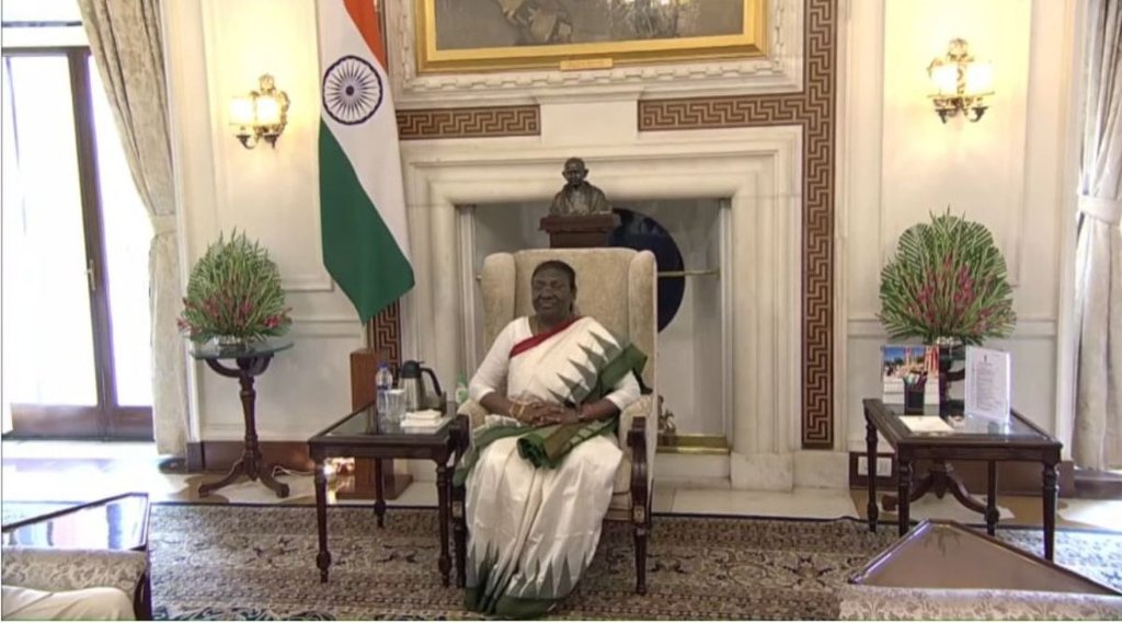 draupadi murmu| president of indian| oath ceremony|