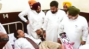vc lying on bed| health minister| punjab|