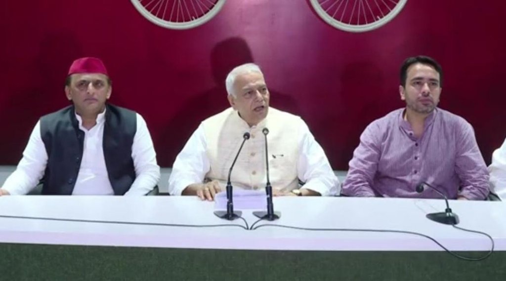 yashwant sinha| presidential candidate| lucknow|