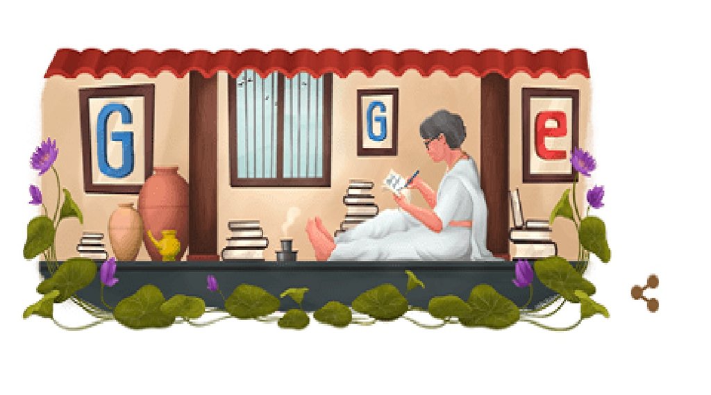 Balamani Amma, Google Doodle