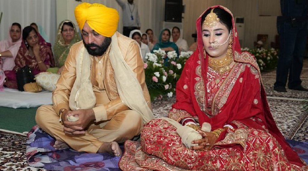 Bhagwant-Mann| Gurupreet Kaur| Marriage|